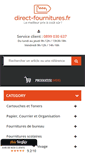 Mobile Screenshot of direct-fournitures.fr