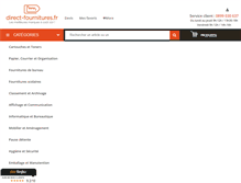 Tablet Screenshot of direct-fournitures.fr